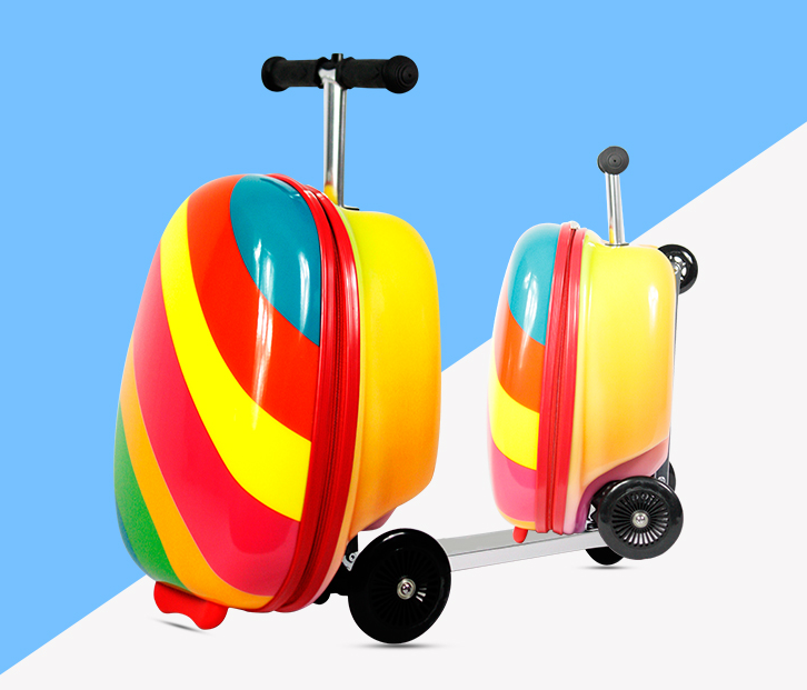 Kids Ride On Suitcase Scooter - Детский чемодан для езды на самолете,