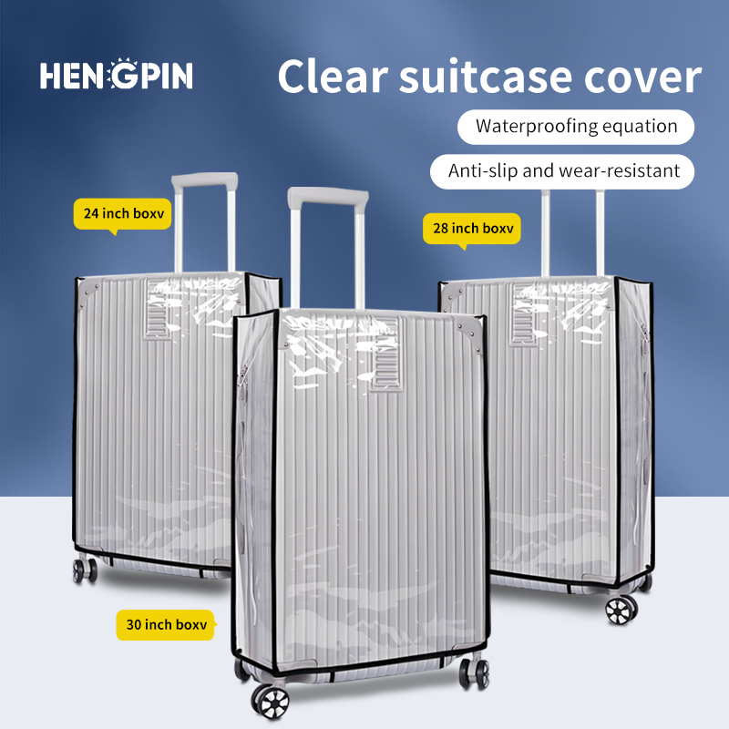 Luggage Protective Cover Transparent - Полностью прозрачный защитный чехол для багажа,