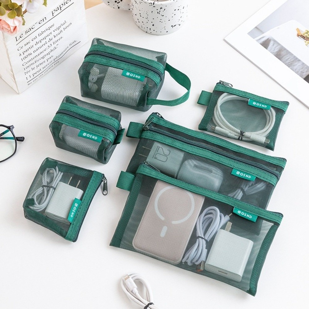 Cosmetic Bags - Прочный нейлоновый прозрачный мешок для хранения,