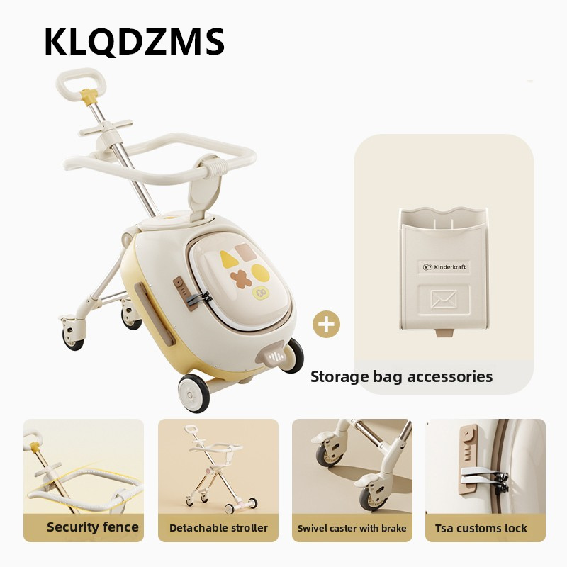 Spinner Wheel Rolling Suitcase 20 Inch - KLQDZMS ABS + ПК чемодан детский