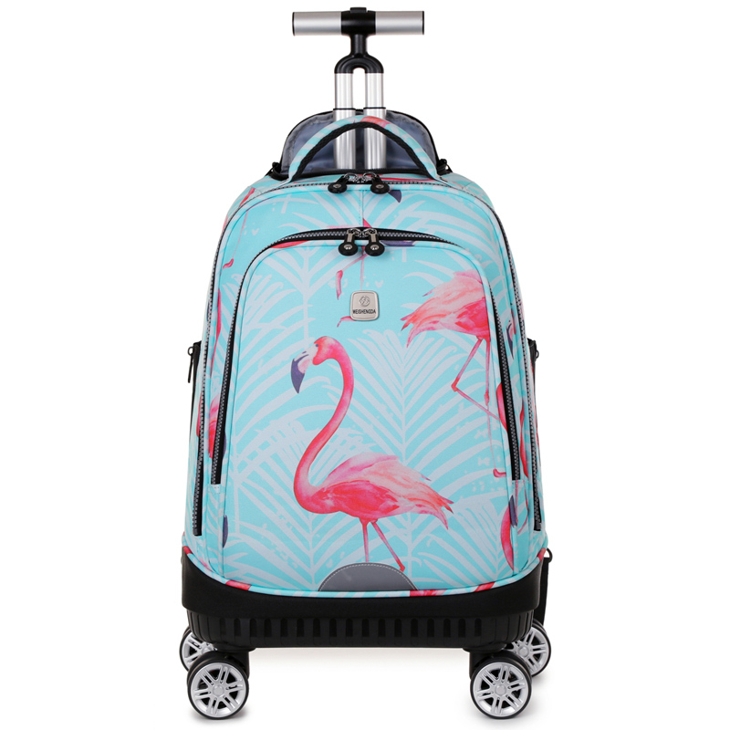 Foldable Rolling Luggage Bag - Рюкзак на колесиках с вращающимися колесами,
