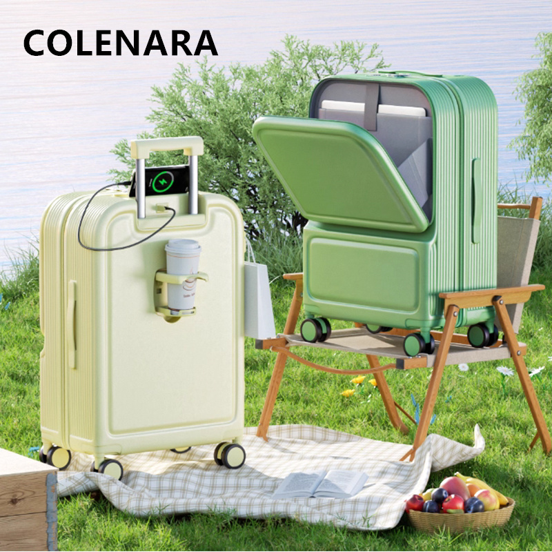 Front Opening Laptop Luggage 24 Inch - Чемодан COLENARA из АБС-пластика + ПК