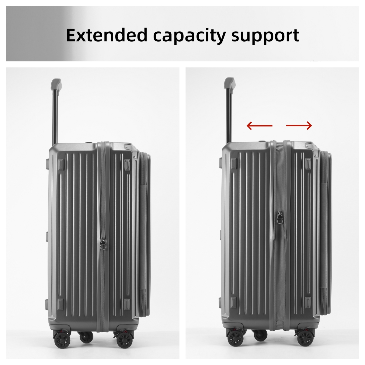    Вместительный расширяемый  – обзор и цена Expandable Hard Shell Luggage Set