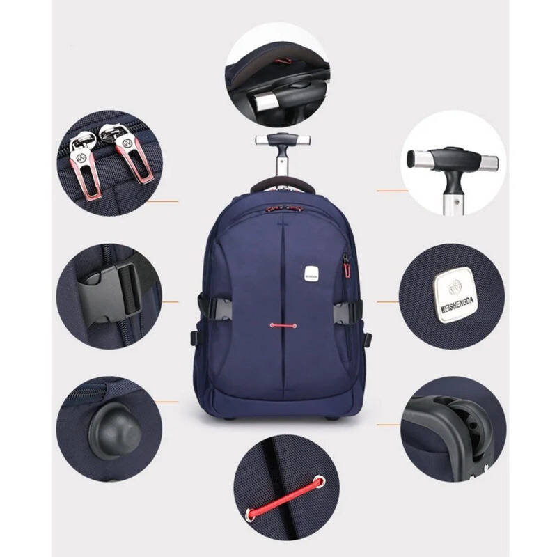 Рюкзак на колесиках для путеше – обзор и цена Foldable Rolling Luggage Bag