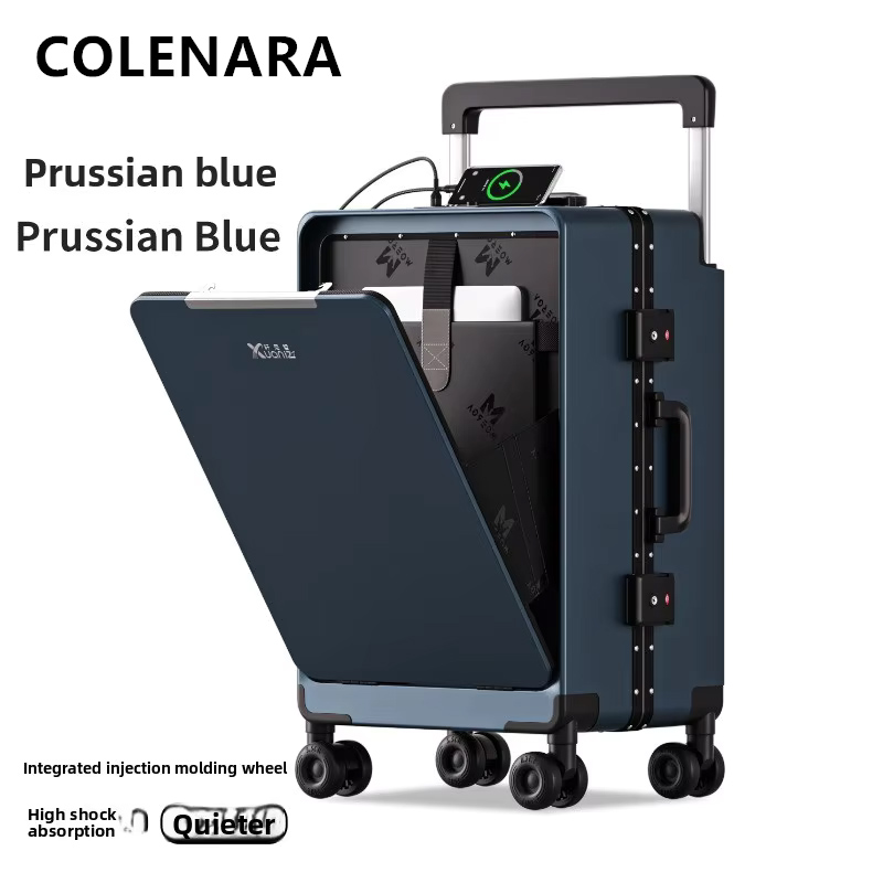 Чемодан COLENARA из ABS+PC с п – обзор и цена Front Opening Laptop Luggage 24 Inch