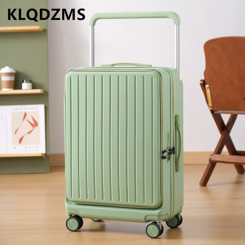 KLQDZMS 20/22/24-дюймовый высо – обзор и цена Front Opening Laptop Luggage 24 Inch
