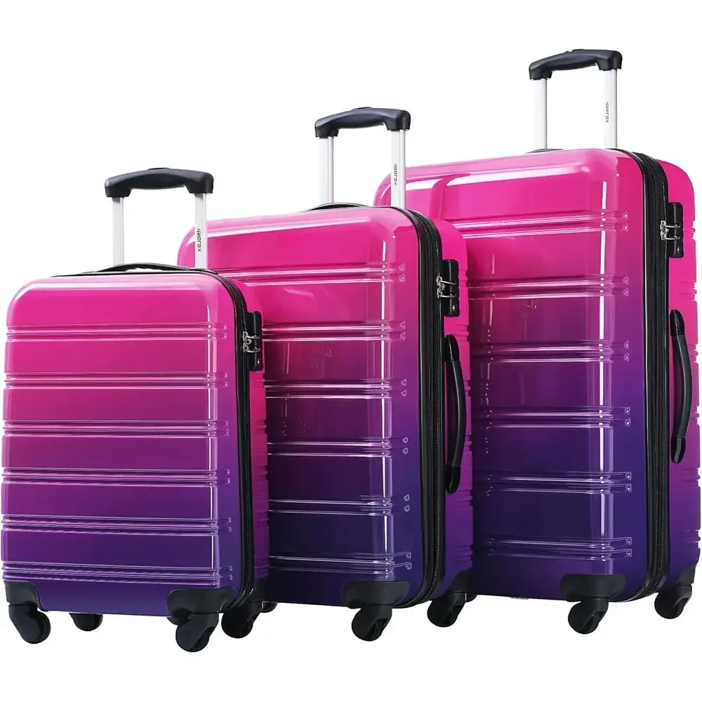 Набор из трех жестких чемодано – обзор и цена Expandable Hard Shell Luggage Set