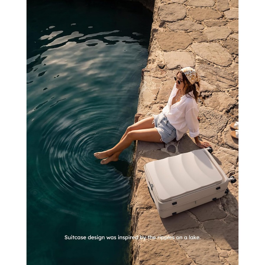Наборы расширяемых чемоданов с – обзор и цена Expandable Hard Shell Luggage Set
