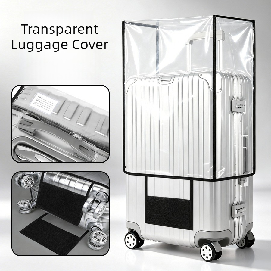 Прозрачный чехол для багажа из – обзор и цена Luggage Protective Cover Transparent
