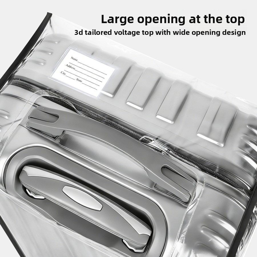 Прозрачный чехол для багажа из – обзор и цена Luggage Protective Cover Transparent
