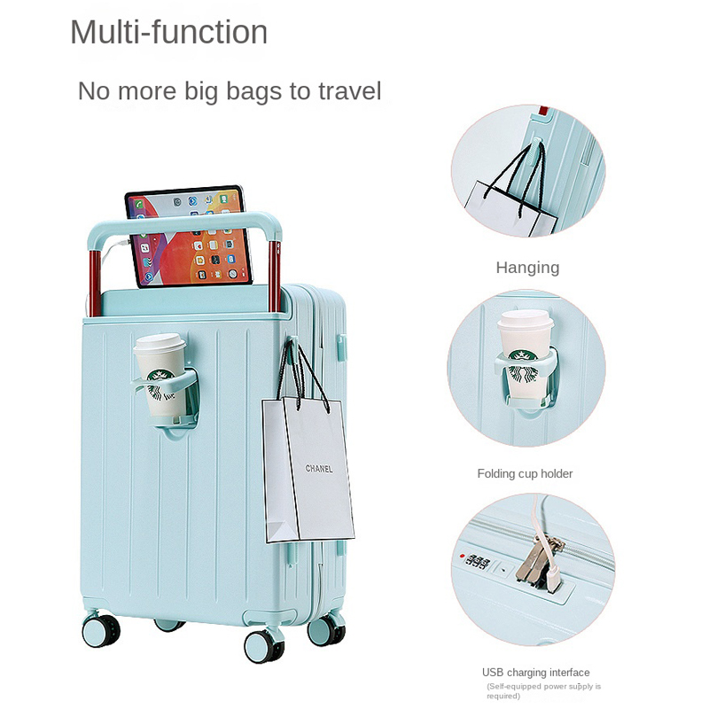 Дорожный чемодан с широкой руч – обзор и цена Spinner Wheel Rolling Suitcase 20 Inch