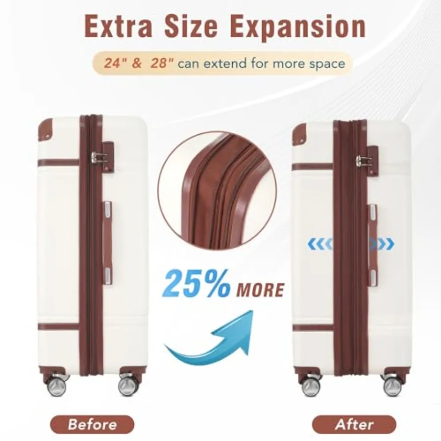 Наборы чемоданов для путешеств – обзор и цена Expandable Hard Shell Luggage Set