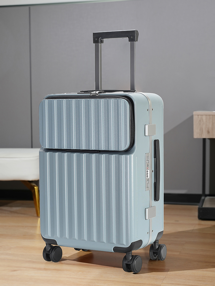 Чемодан-тележка для ноутбука с – обзор и цена Aluminum Frame Carry On Luggage